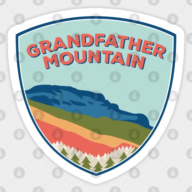 Grandfather Mountain Sticker by smalltownnc